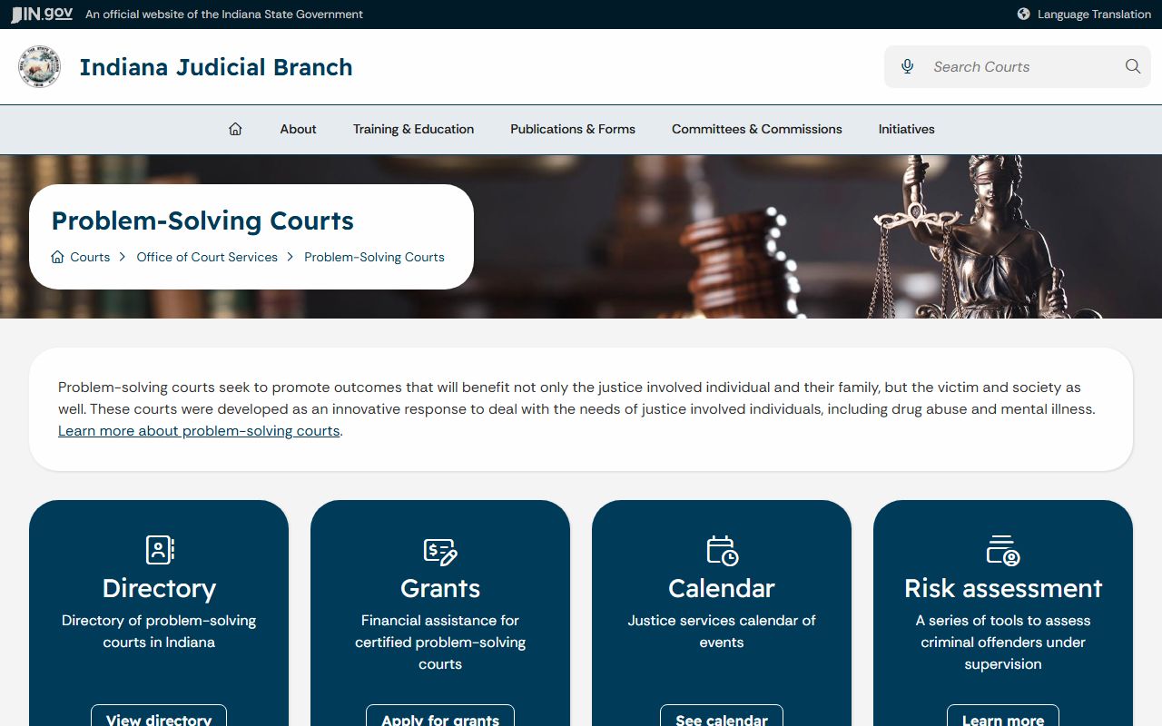 Union County warrant records Indiana court services source